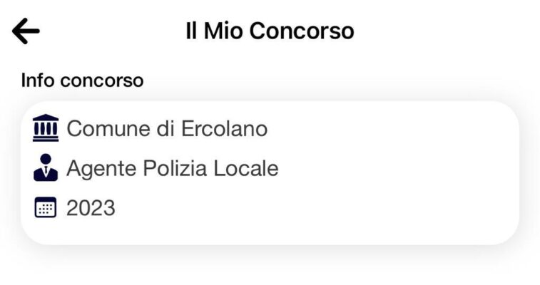 Banca dati Concorso Comune di Ercolano 2023 - agente polizia locale