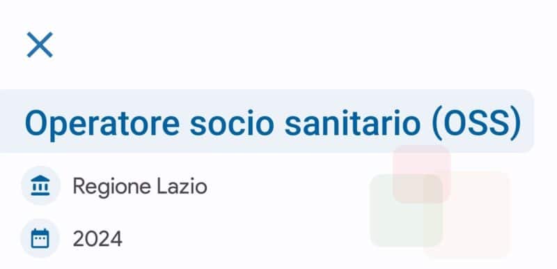 Quiz Concorso OSS Regione Lazio – Banca dati ufficiale