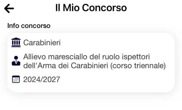 Banca dati di esercitazione predisposta per il Concorso allievi marescialli carabinieri 2024. 