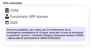 Banca dati di esercitazione (NON UFFICIALE) per profilo di Funzionario URP Stampa