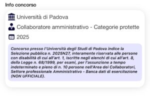 Banca dati di esercitazione (NON UFFICIALE) per concorso amministrativo università - categorie p