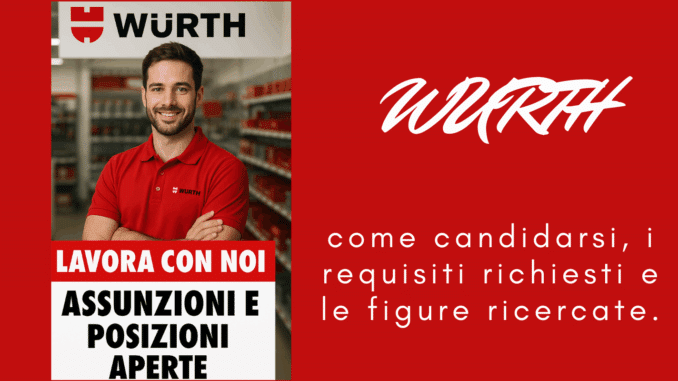Wurth lavora con noi - Assunzioni e Posizioni Aperte