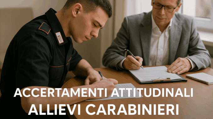 accertamenti concorso allievi carabinieri