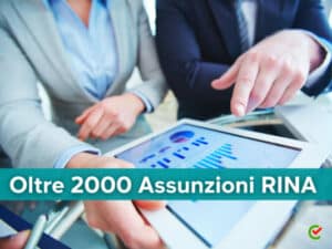 assunzioni RINA 2022