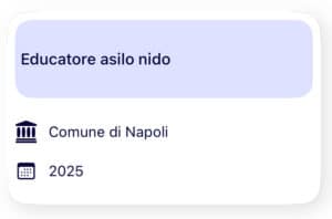 asilo nido educatore 2025
