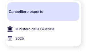 Concorso Cancellieri Esperti Ministero della Giustizia 2025 banca dati