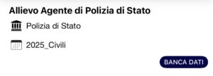 Concorso Polizia Civili