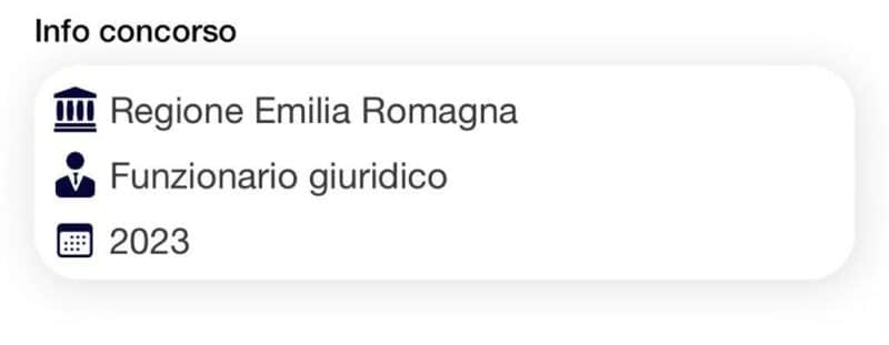 banca dati concorso funzionari giuridici regione emilia romagna