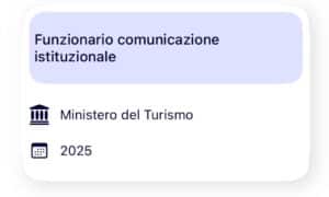 Funzionario comunicazione - MT