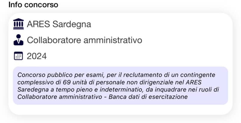 Banca Dati ARES Sardegna Amministrativi