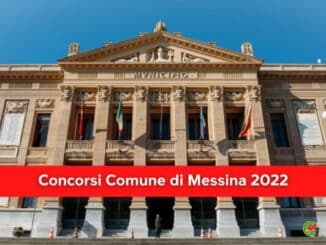 concorsi comune di messina 2022