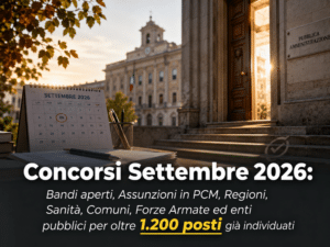 concorsi settembre 2026 - e bandi