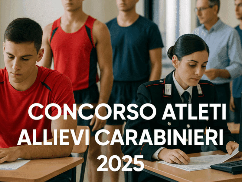 concorso Atleti arma dei carabinieri