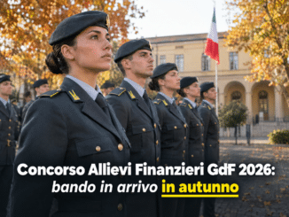 Concorso Allievi Finanzieri GdF 2026: bando in arrivo da circa 1640 posti in autunno