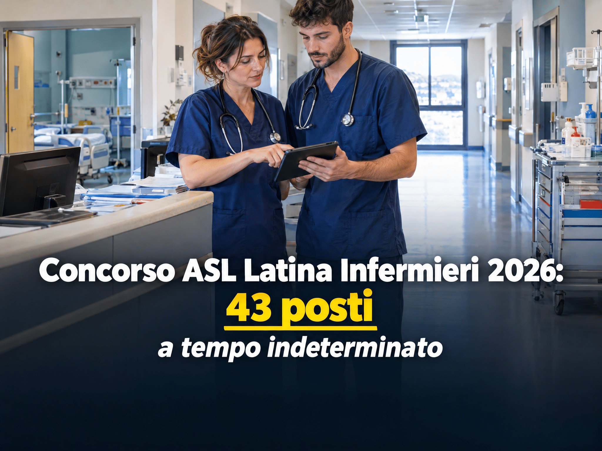 Concorso ASL Latina Infermieri 2026: 43 posti a tempo indeterminato