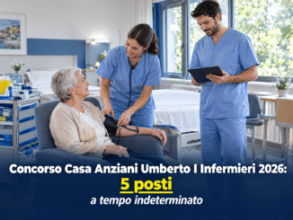 Concorso Casa Anziani Umberto I Infermieri 2026: 5 posti a tempo indeterminatoddf3f0bc1eda2bbb9ada4a2e00