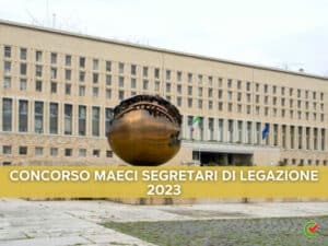 concorso maeci segretari di legazione 2023