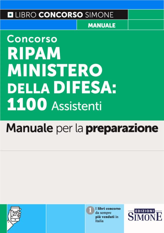 Manuale Concorso Ministero della Difesa Assistenti RIPAM 2026 – Per la preparazione