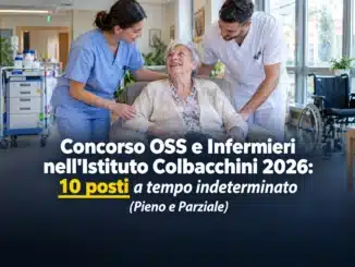 Concorso OSS e Infermieri nell'Istituto Colbacchini 2026: 10 posti a tempo indeterminato (Pieno e Parziale)