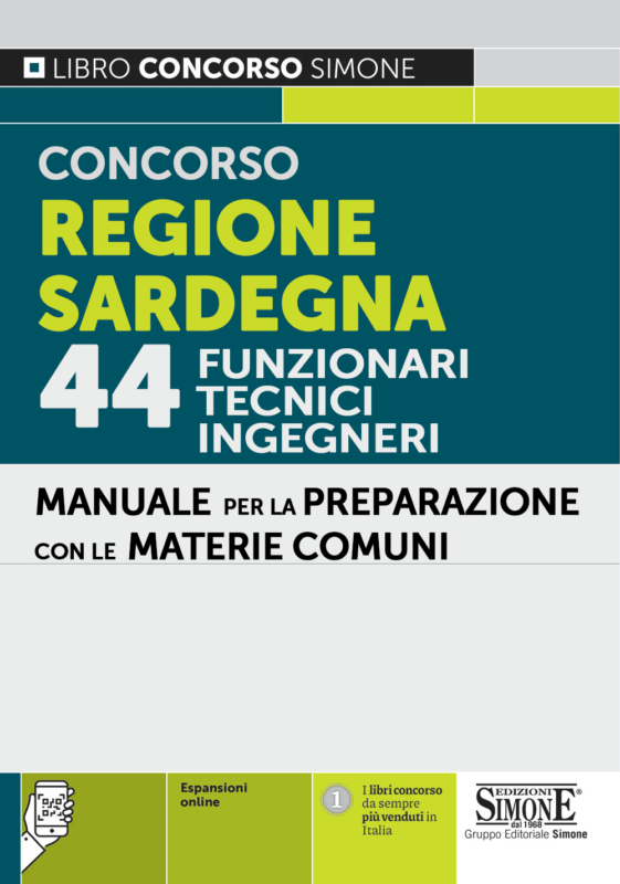 Manuale Concorso Ingegneri Regione Sardegna – Prova scritta