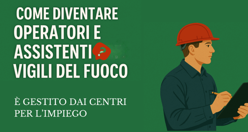 diventare operatori vigili del fuoco