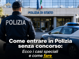 entrare in Polizia senza concorso
