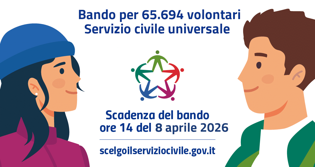 Scegli il tuo progetto di Servizio Civile Universale 2026 - scelgoilserviziocivile.gov.it