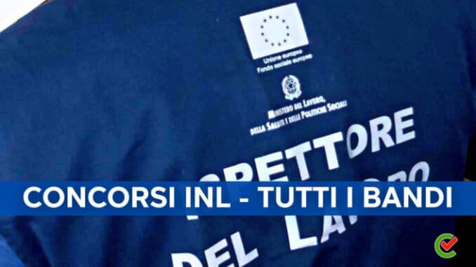 Concorsi INL – Tutti i bandi