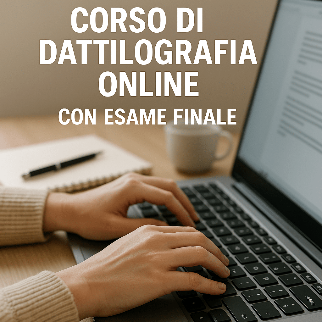 Corso di Dattilografia Online con Esame Finale