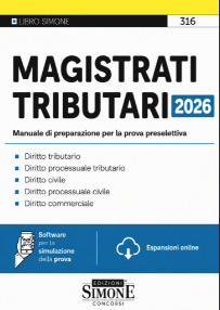 Manuale Concorso Magistrati Tributari MEF 2026 – Per la preparazione