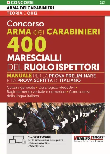 Manuale Edizioni Simone per il Concorso Marescialli Ispettori dei Carabinieri