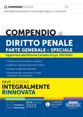 Compendio di Diritto Penale – Parte generale e speciale