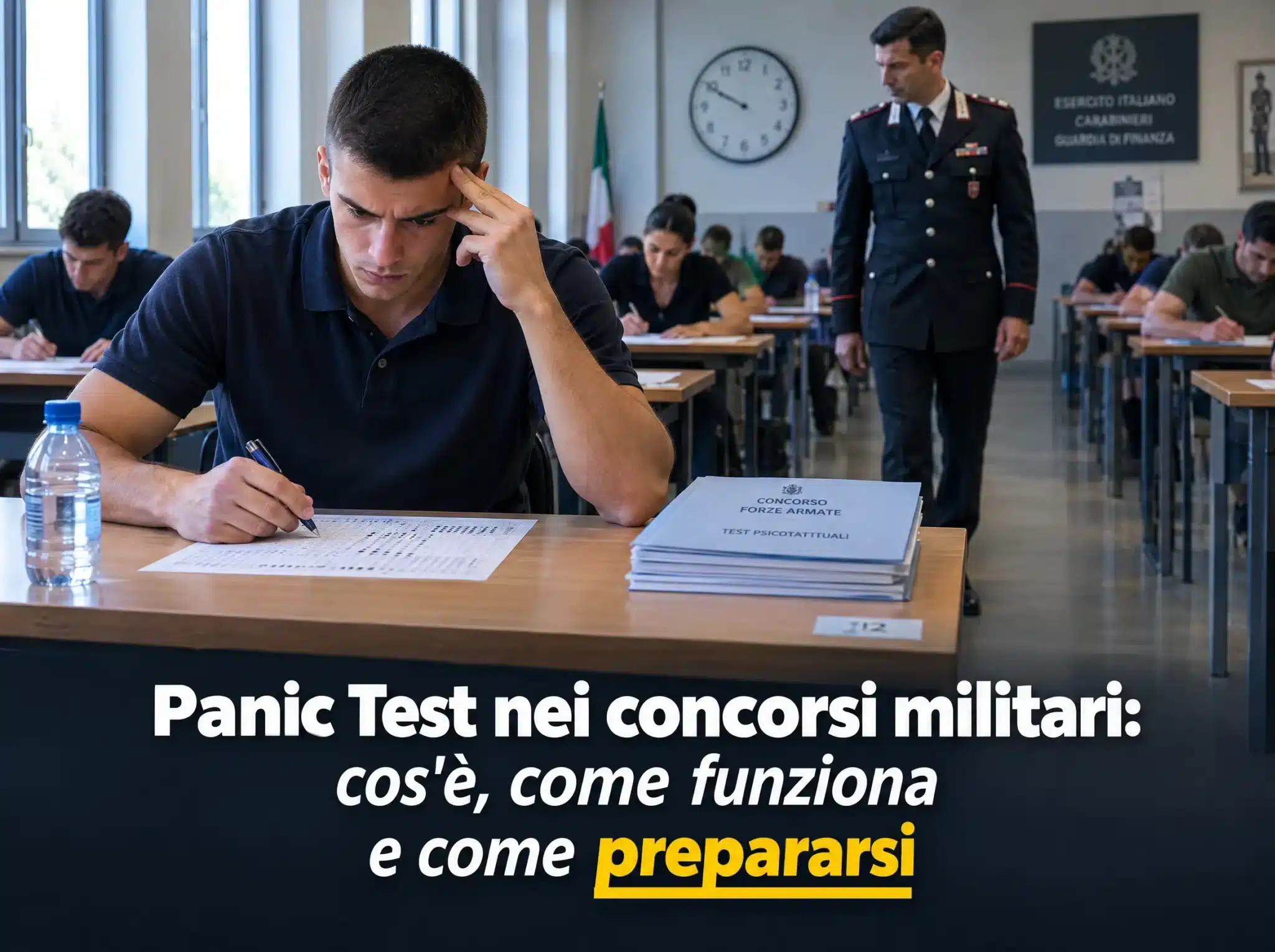 Panic Test nei concorsi militari