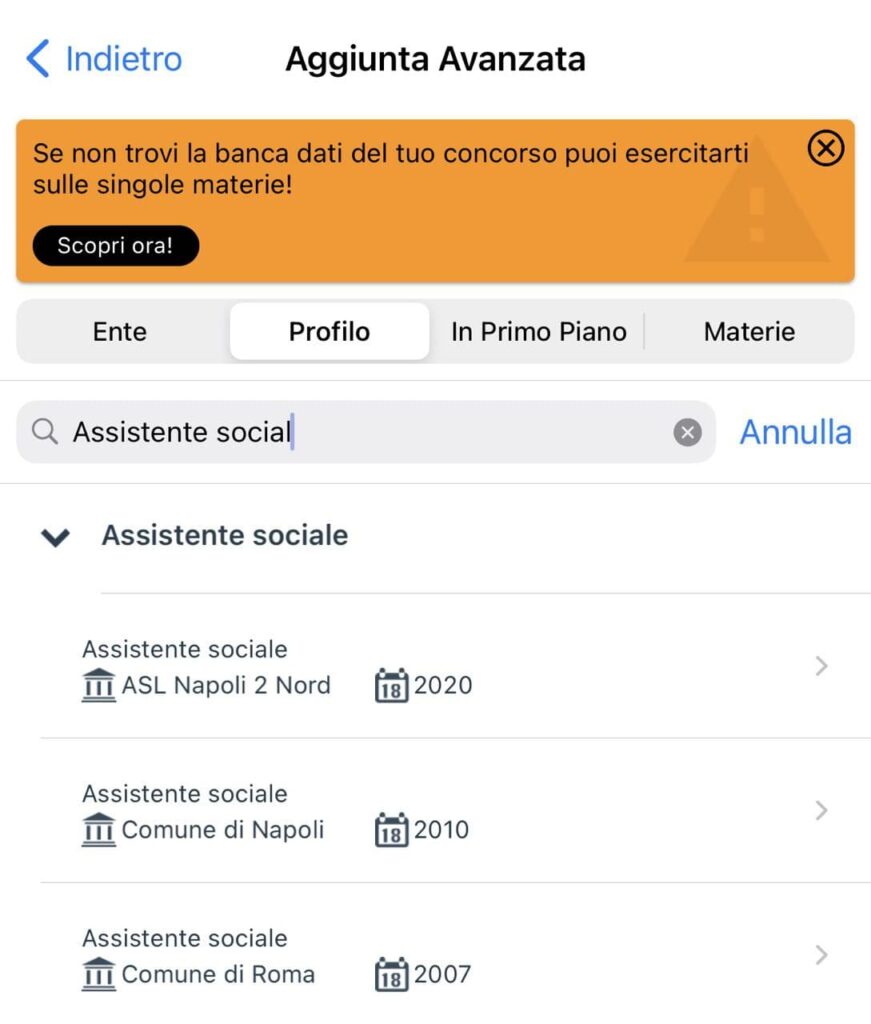 Banca Dati Assistenti Sociali