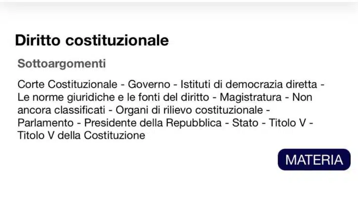 Mettiti alla prova - Quiz di Diritto Costituzionale in App