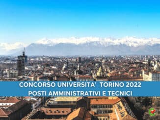 università torino concorso 2022 33 posti