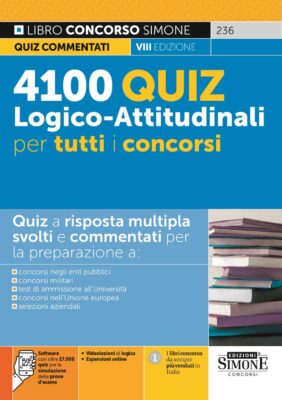 Manuale – 4100 Quiz Logico-attitudinali per tutti i concorsi
