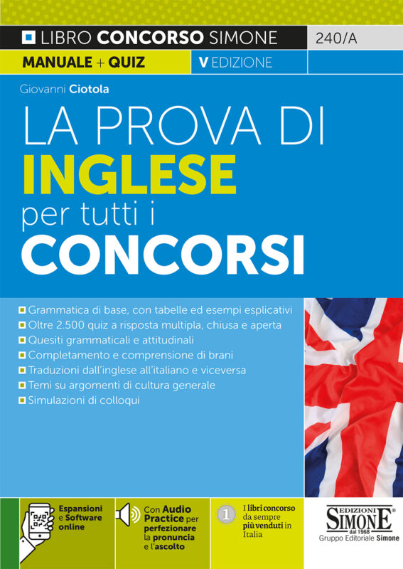 Manuale – La prova di Inglese per tutti i concorsi 2022