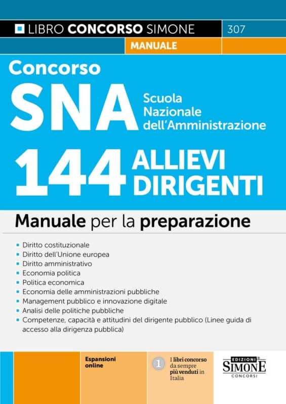 Manuale Dirigenti SNA – Per la preparazione