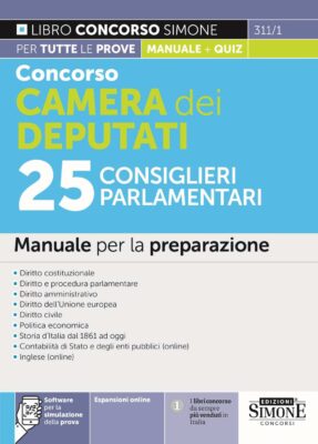 Manuale Consiglieri Parlamentari Camera dei deputati – Per tutte le prove