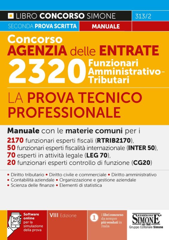 Concorso Agenzia delle Entrate 2320 Funzionari Amministrativo-Tributari – La prova tecnico-professionale