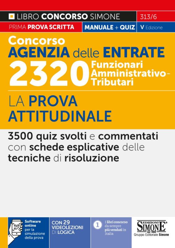 Concorso Agenzia delle Entrate 2320 Funzionari Amministrativo-Tributari – La prova attitudinale