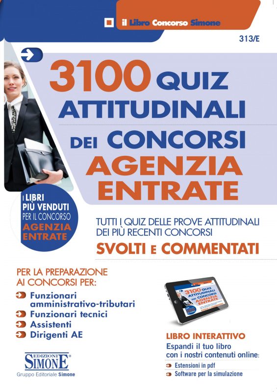 Manuale – 3100 Quiz Attitudinali dei Concorsi Agenzia Entrate