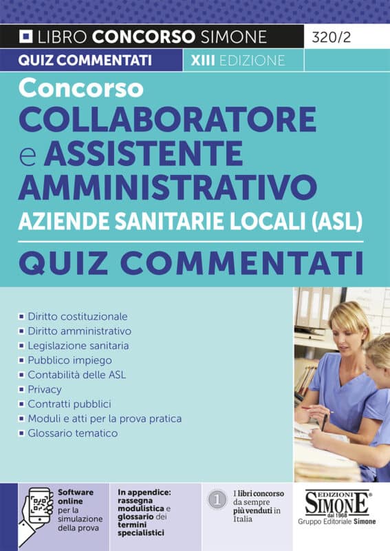 Concorso Collaboratore e Assistente Amministrativo Aziende Sanitarie Locali (ASL) – Quiz Commentati