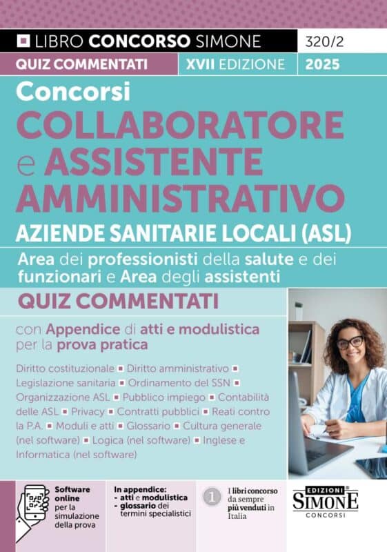 Manuale Concorsi Collaboratore e Assistente Amministrativo Aziende Sanitarie Locali – Quiz commentati