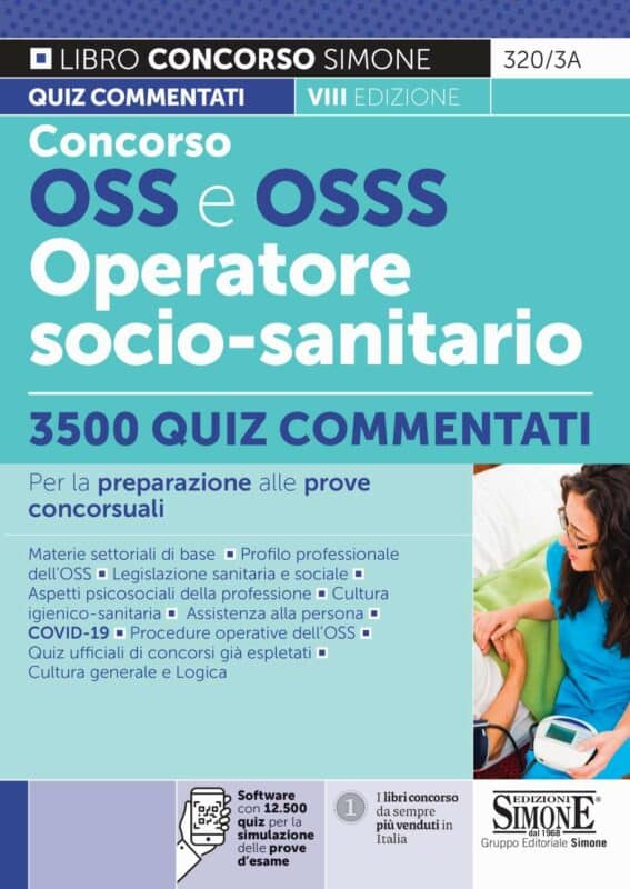 Concorso OSS e OSSS Operatore Socio-Sanitario – 3500 Quiz commentati