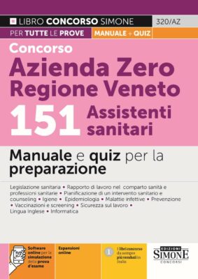 Manuale Concorso Azienda Zero Assistenti Sanitari 2022 – Per tutte le prove