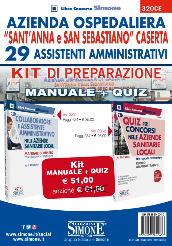 Azienda Ospedaliera Sant’Anna e San Sebastiano di Caserta – Kit di preparazione