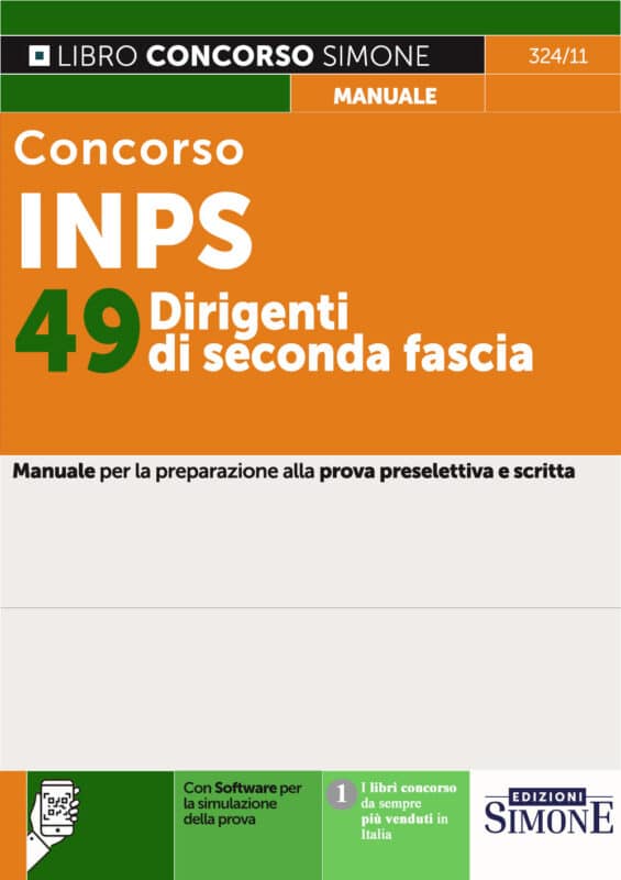Manuale Concorso Dirigenti 2a Fascia INPS 2026 – Per la preparazione