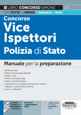 Manuale Concorso Vice Ispettori Polizia di Stato – Per tutte le prove